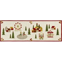Vánoční gobelínový běhoun X-mas Joyride 32x96 cm, Sander