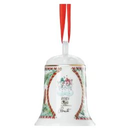 Vánoční porcelánová ozdoba mini koule, Herní dýchánek, Vánoční radovánky 2025, 5 cm, Rosenthal