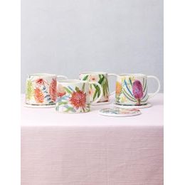 Porcelánová sada šálků na espresso s moka konvičkou Mon Amour 100 ml, Easy Life