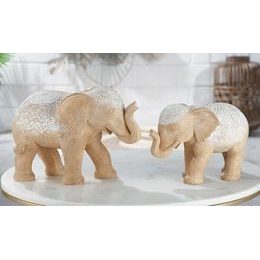 Dekorácia slon Moranni prírodný, 14x28x20 cm