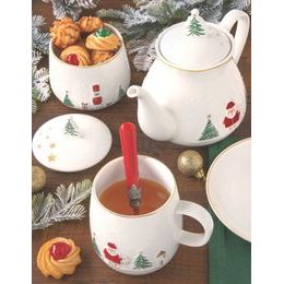 Vánoční dezertní talíř Sweet Christmas 19,5cm, Easy Life