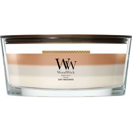 WoodWick - Trilogy Café Macchiato, svíčka loď 453.6 g