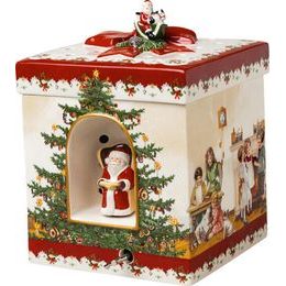 Christmas Toys hracia skrinka / svietnik, darček s motívom detí, 17x17x21,5 cm, Villeroy & Boch