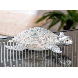 Dekorácia kovový anjel so srdcom bielo-zlatý, 56,5x25x11,5 cm