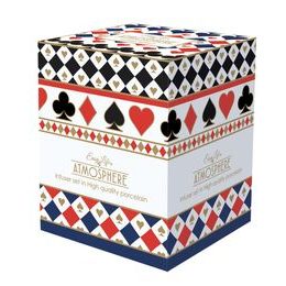 Porcelánové šálky s podšálky a lžičkami na espresso 2ks Casino Royal v dárkovém balení 100ml, Easy Life