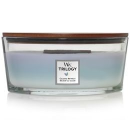 WoodWick - Trilogy Calming Retreat, svíčka loď 453.6 g