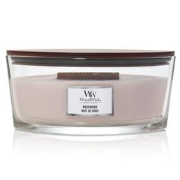 Woodwick - Rosewood, sviečka loď 453.6 g