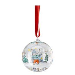 Vianočná sklenená ozdoba guľa Christmas Lights 2024 6 cm, Rosenthal
