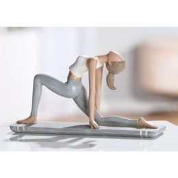 Kovová dekorace kotva na dřevěném klínku, 5x14x20 cm