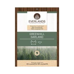 Vianočné dekorácie girlanda z šišiek hnedo-ružová, 6x6x140 cm