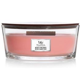 WoodWick - Melon & Pink Quartz, svíčka loď 453.6 g