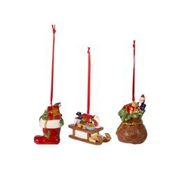 Nostalgic Ornaments vianočné závesná dekorácia, darčeky, 3 ks, Villeroy & Boch