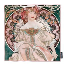 Hedvábný šátek Reverie, Alfons Mucha