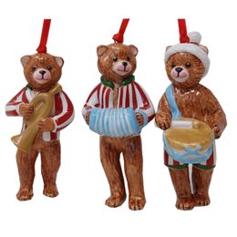 Nostalgic Ornaments vánoční závěsné ozdoby medvídci, 3 ks, Villeroy & Boch