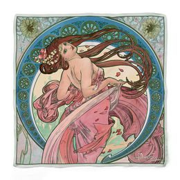 Hodvábna šatka Arts Dance 52x52cm, Alfons Mucha
