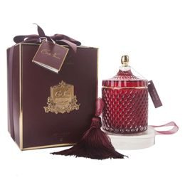 Côte Noire - Large Art Deco svíčka Red & Gold, Rose Oud