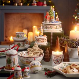Vianočný porcelán Rosenthal ilustrovaný Renátou Fučíkovou