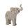 Dekorace slon hnědý, 7,5x17x18 cm