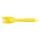 Silikonový kuchyňský štětec široký žlutý, 22x4 cm