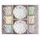 Porcelánové šálky s podšálky na espresso 6ks Meadow Flowers 100ml, Easy Life