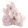 Plyšový ležící zajíček Rosalina/Coco bílá/růžová 1ks, 15cm