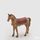 Dekorace na stůl kůň Cavallo hnědý, 22x21x6,5 cm