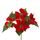 Vetvička umelá kvetina vianočná hviezda červená, 30 cm