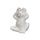 Porcelánová dekorácia žaba Frog sivá 1ks, 15x9,5x16 cm