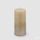 Sviečka rustikálna s flitrami zlatá, 14×7 cm