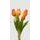 Umělá květina svazek tulipánů 5ks žlutý/oranžový 1ks, 26 cm