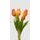 Umelé kvety zväzok tulipánov 5ks žltá/oranžová 1ks, 26 cm