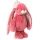 Plyšový zajíček Cuddly Kanina Tulip růžový, 40 cm