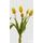 Umělá květina svazek tulipánů 5ks žlutý 1ks, 40 cm