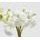 Umělá květina svazek pryskyřníků bílá/zelená 1ks, 30cm