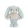 Plyšový zajíček v triku Bouncy Bunny modrý, 15 cm