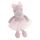 Plyšový hroch Cute Rafaella v ružovej sukni, 15cm