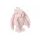 Plyšový zajíček Junior Kanina světle růžový, 22 cm