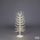 Vianočné dekorácie svetelný strom 320 LED biely, 90 cm