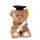Plyšový medvídek Graduate hnědý, 25 cm
