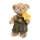 Plyšový medvídek Romantic Teddy v zelených šortkách 1ks, 25 cm