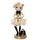 Dekorace figura kočičí dáma v outfitu 1ks, 4x7,2x18x5cm