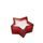 Vonná dekorativní svíčka hvězda červená, 8,5 x 4 cm