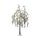 Vánoční venkovní dekorace strom s LED osvětlením, 70x150 cm