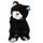 Plyšová kočička Bambo černá, 25 cm