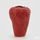 Váza v tvare jahody červená, 37x 25 cm