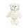 Plyšový medvídek Michael Angel s andělskými křídly bílý, 30 cm