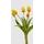 Umělá květina svazek tulipánů 5ks žlutý 1ks, 40 cm