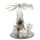 Vánoční skleněné andělské zvonění, 17x12x15cm