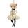 Dekorace figura kočičí dáma v outfitu na zavěšení 1ks, 3,2x2,5x10,2cm