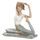 Dekorace figura žena jogínka Hannah, 5,5x14x14 cm